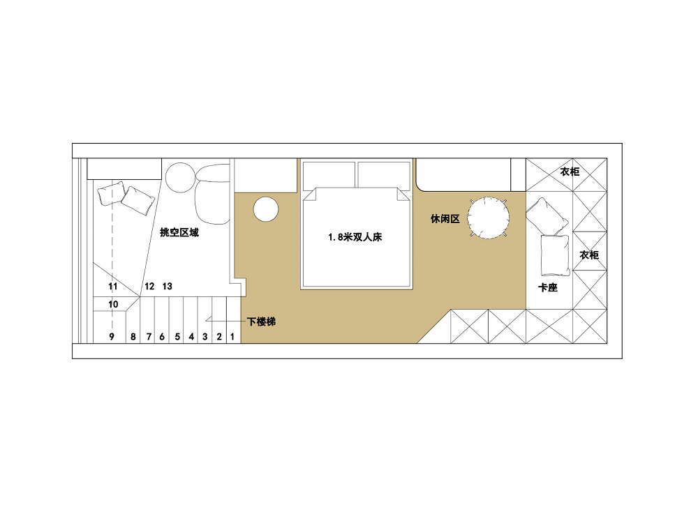 龍湖清能天奕loft現(xiàn)代風格裝修效果圖
